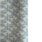 patterned paper / gift wrap with a delicate floral repeat pattern in blue on a ivory background.  By Wanderlust