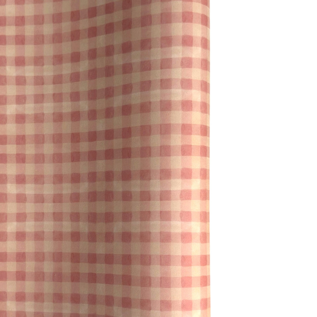 Checkered pattern wrapping paper with pink and beige squares